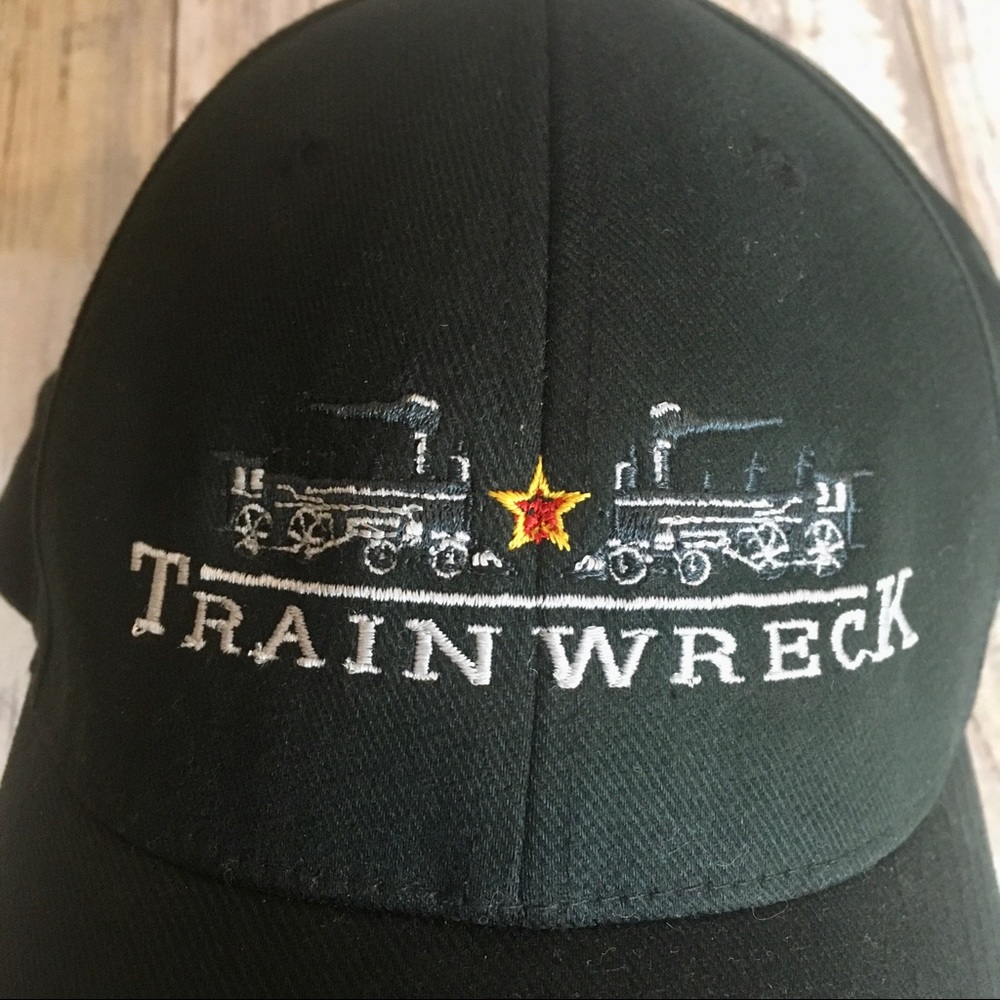 Train Wreck ball cap truckers hat St Louis 2020